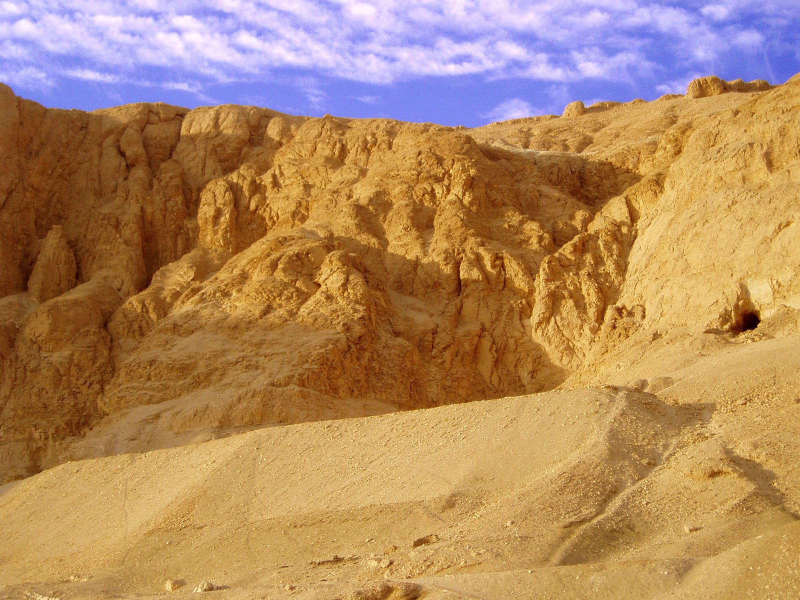 a mountain with many different types of rocky terrain