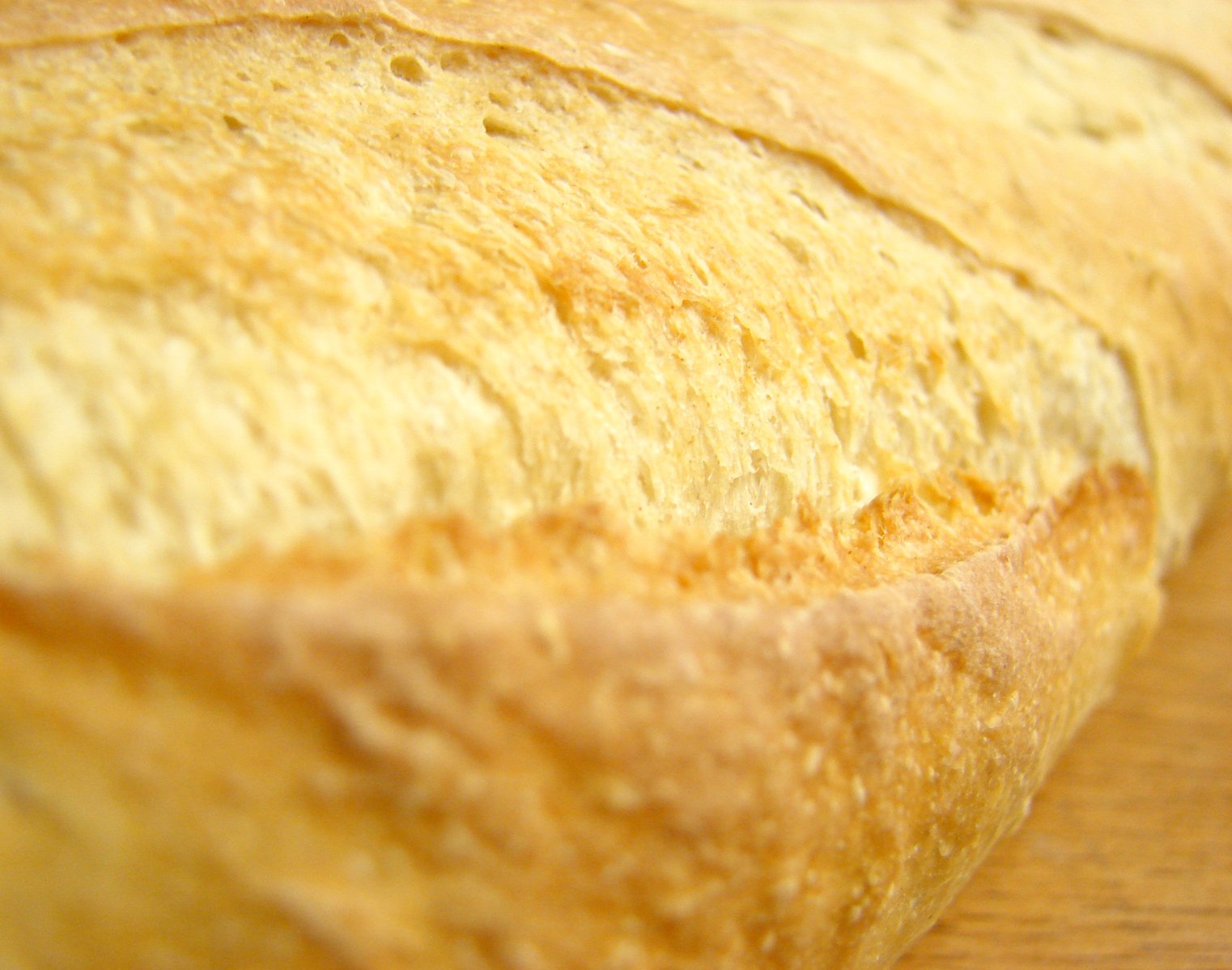 close up of an uncooked loaf of bread