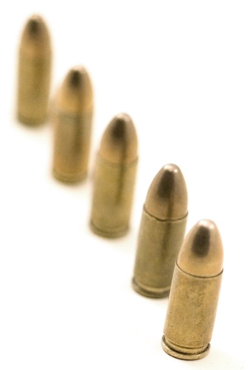 an assortment of six bullet ss lined up