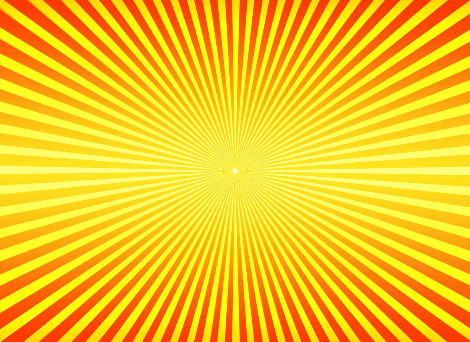 yellow and red ray with orange center