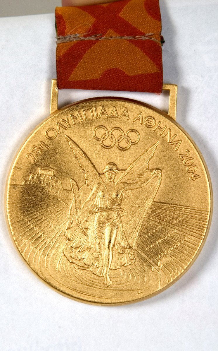 an olympic gold medal has been awarded to a person