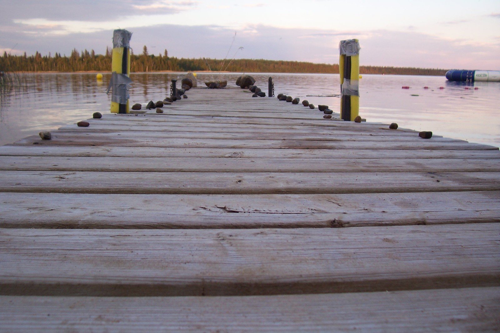a wooden pier over a body of water
