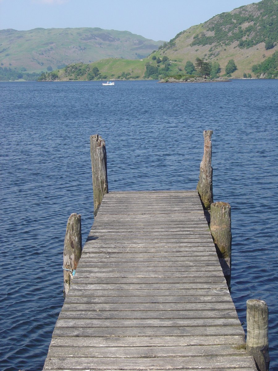 the docks are very small and full of water