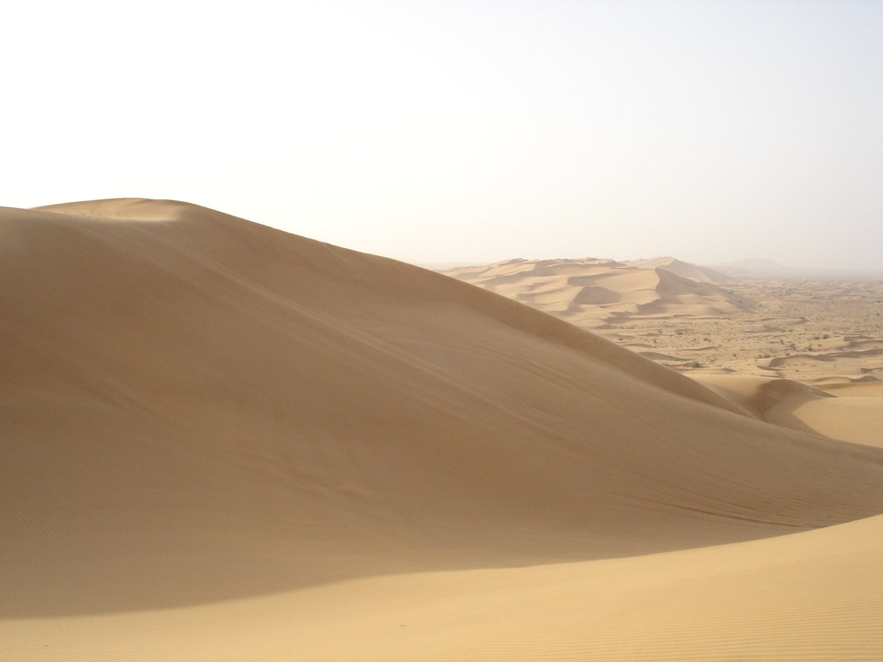 a very big pretty desert with sand dunes