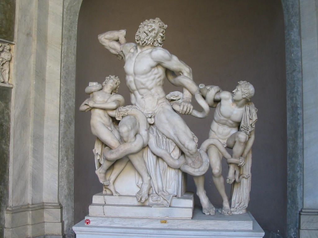 this is an image of a statue in a palace