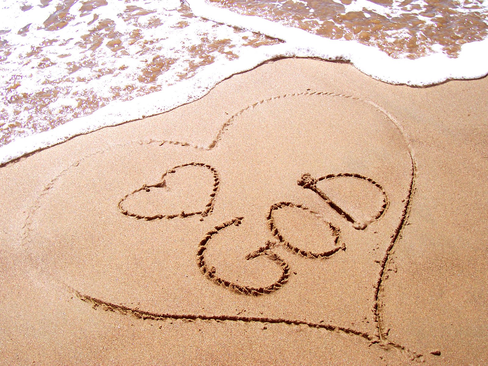 an image of a message and someone on the beach