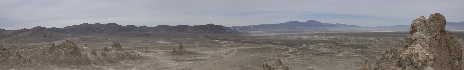 a bird - eye view of an open range desert