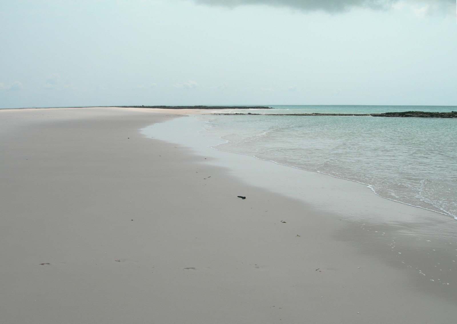 this is an image of a white sandy beach