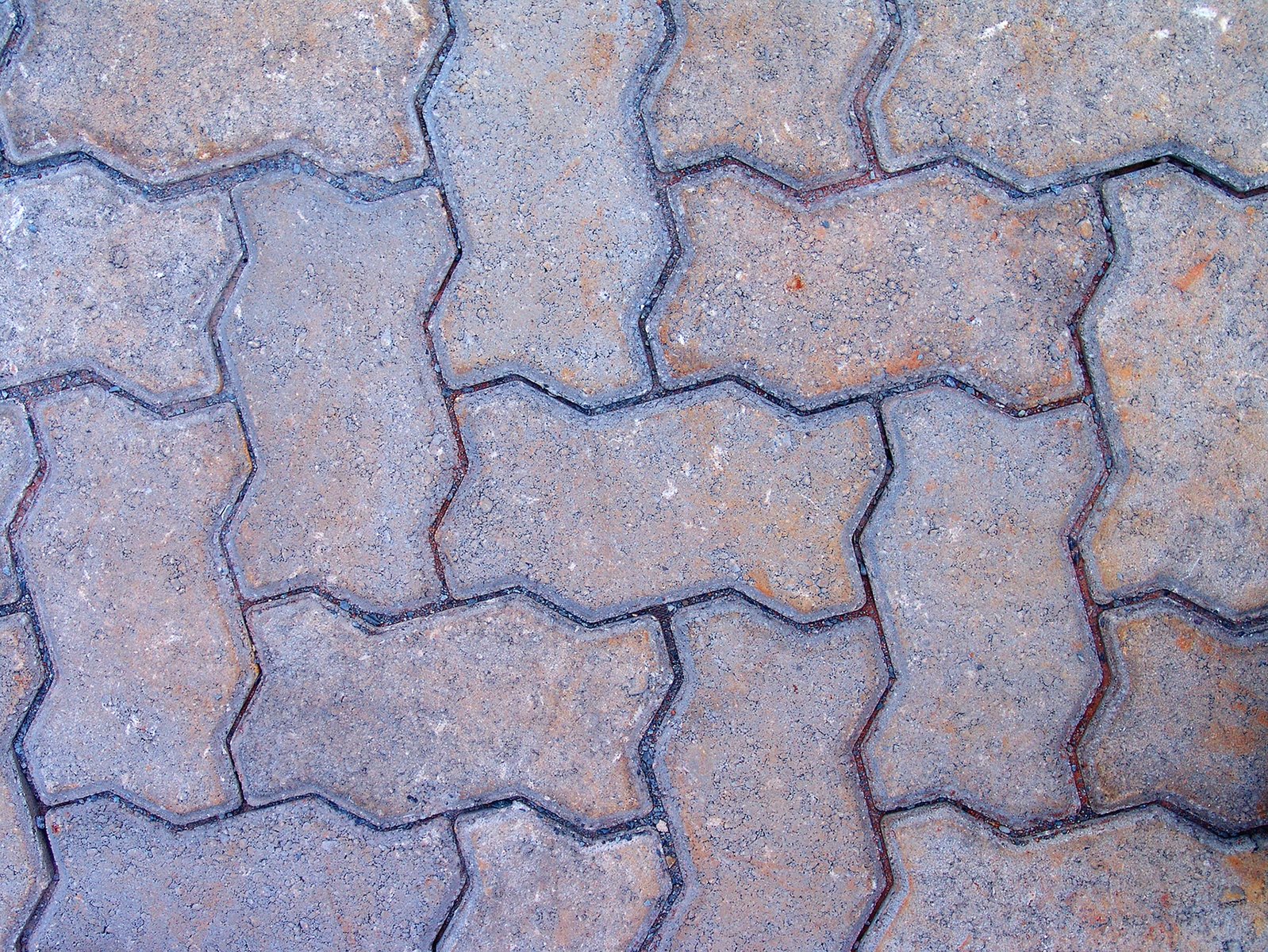 the texture of a cobblestone sidewalk