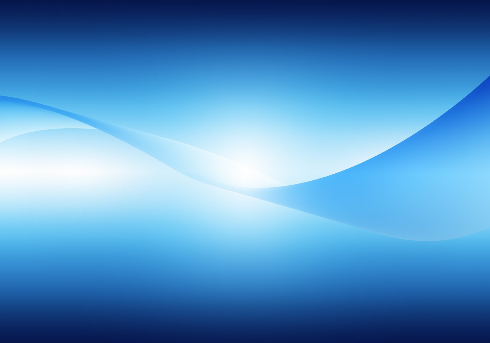 blue abstract wave background with sunlight