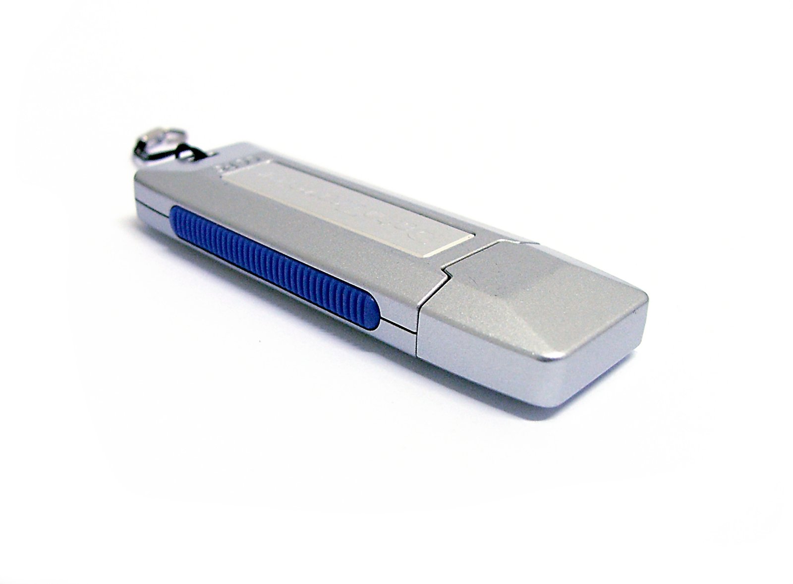 a single blue stripe lighter key chain lighter