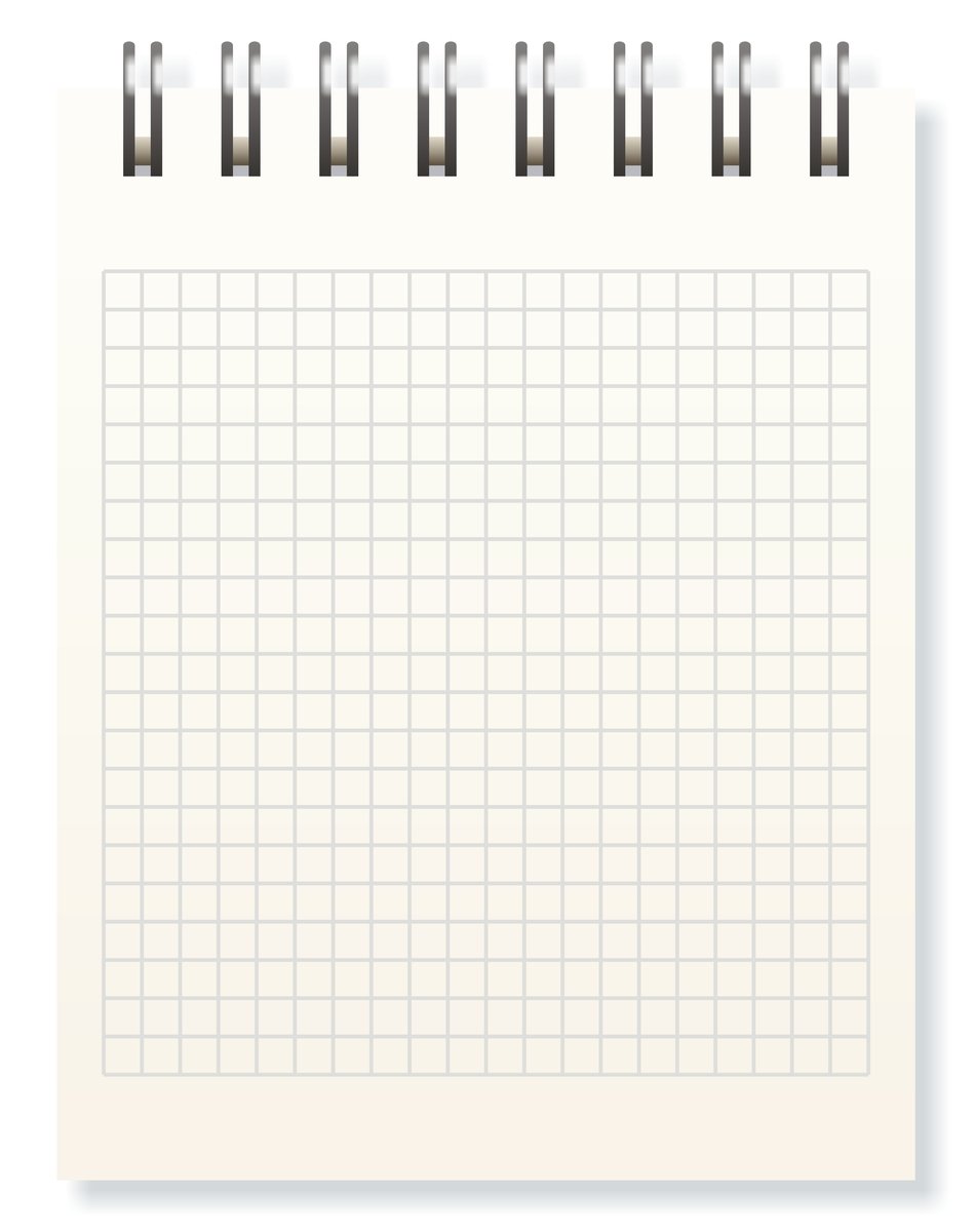 a blank white sheet of paper with several different bars