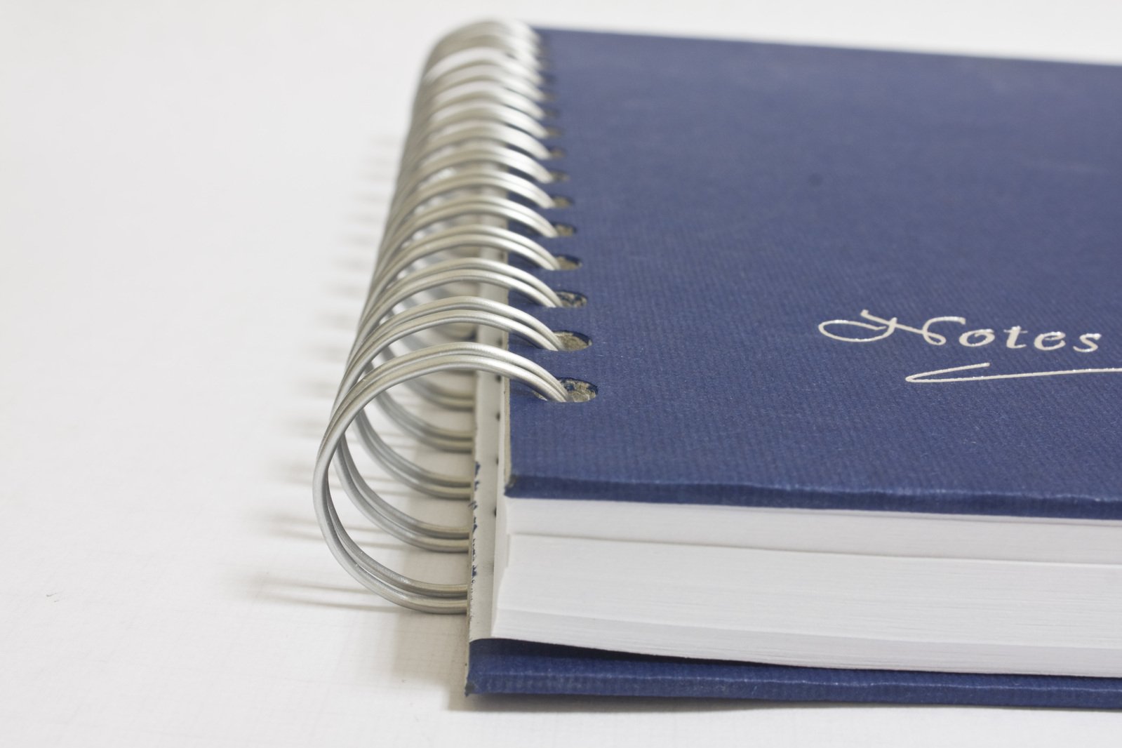an open note book with the word notes on it