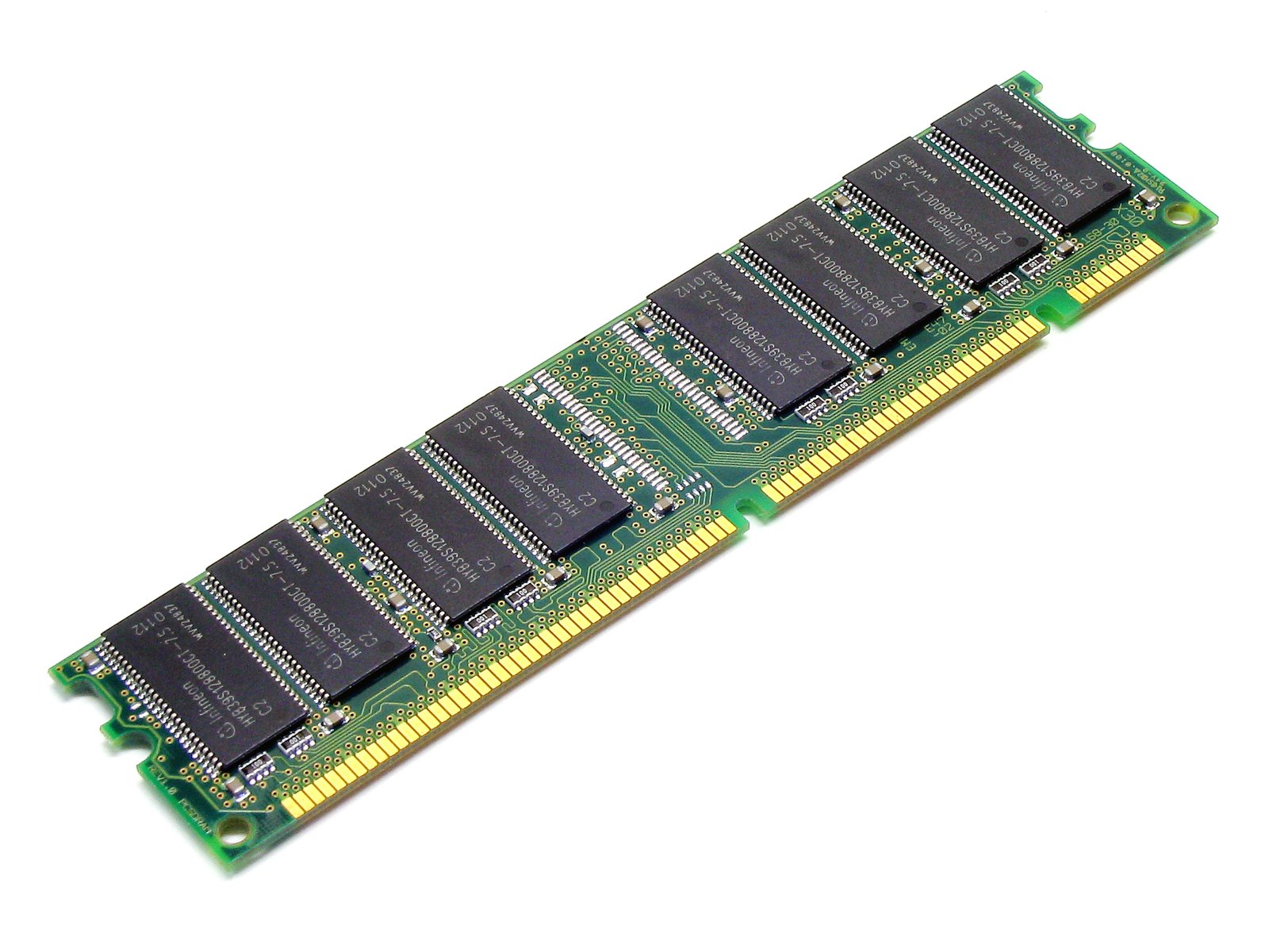 an image of the same ram on the side of a computer memory