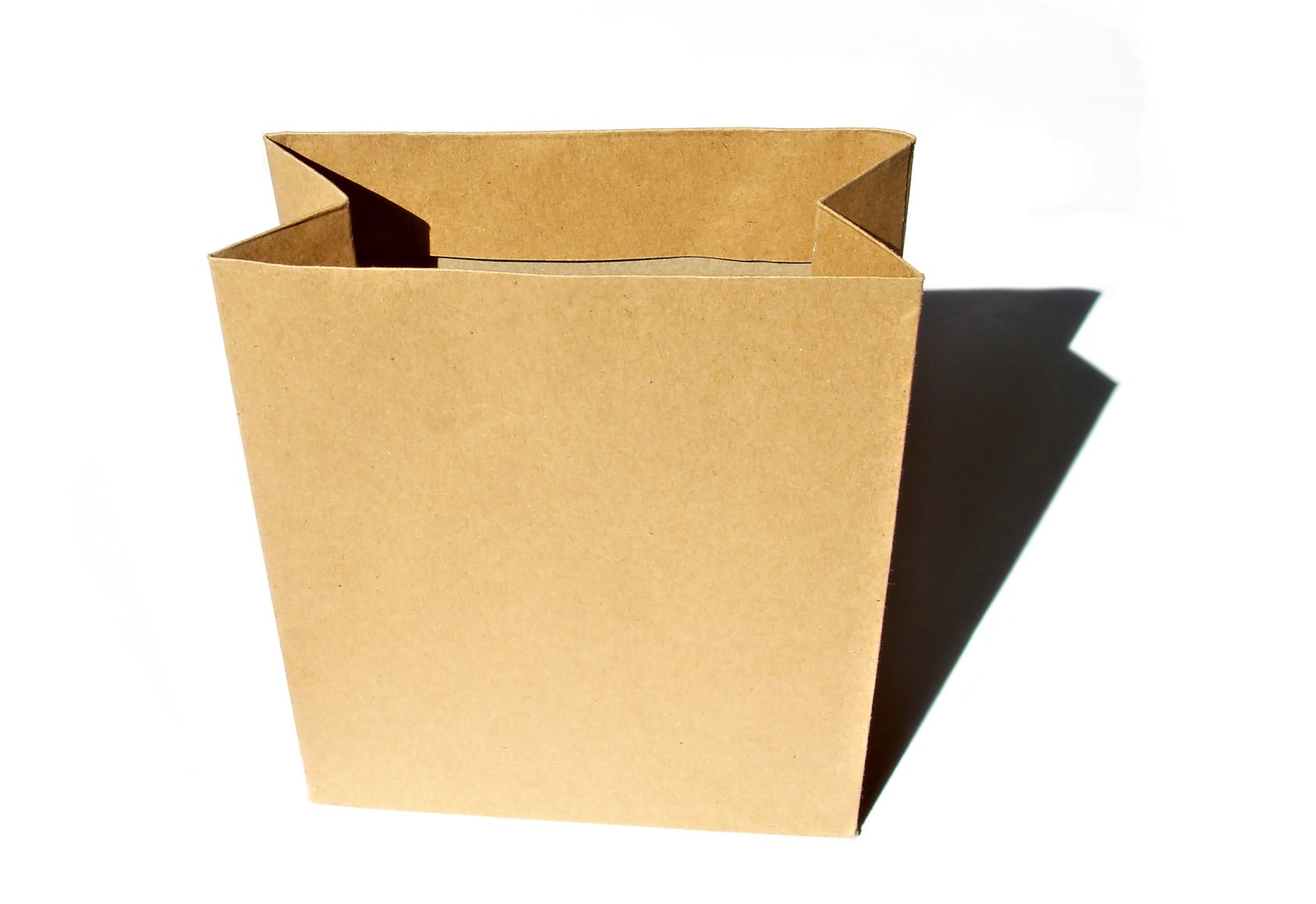 a brown box opened and showing the inner