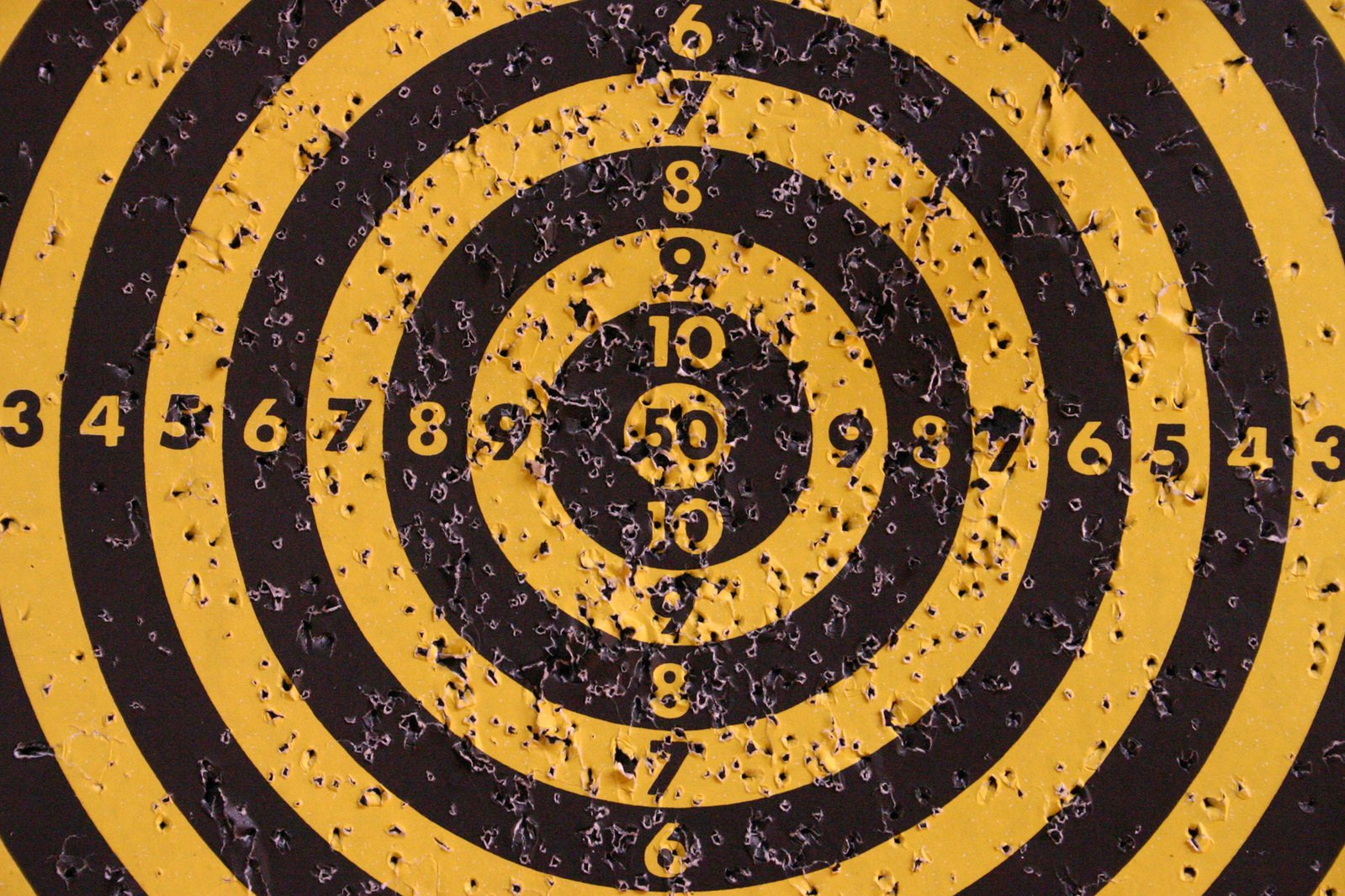 the yellow and black spiral pattern has numbers on it