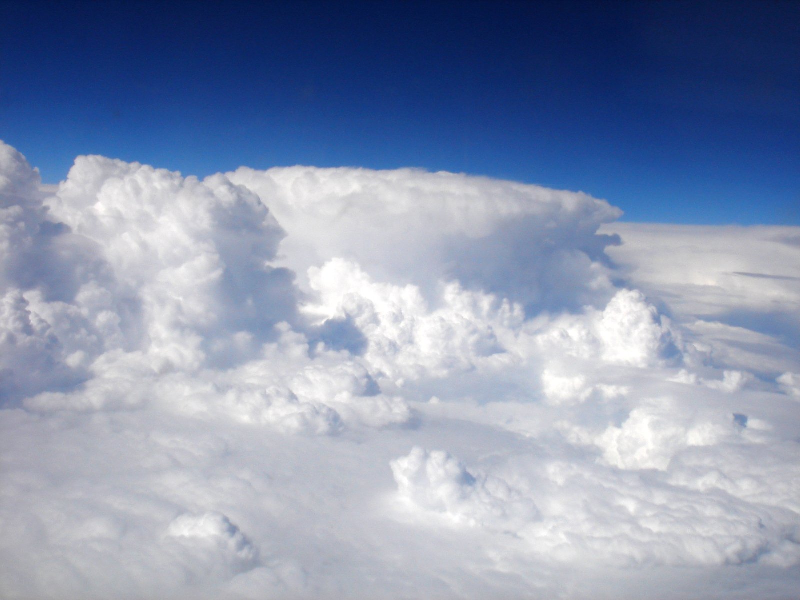 an aerial s of clouds in the sky