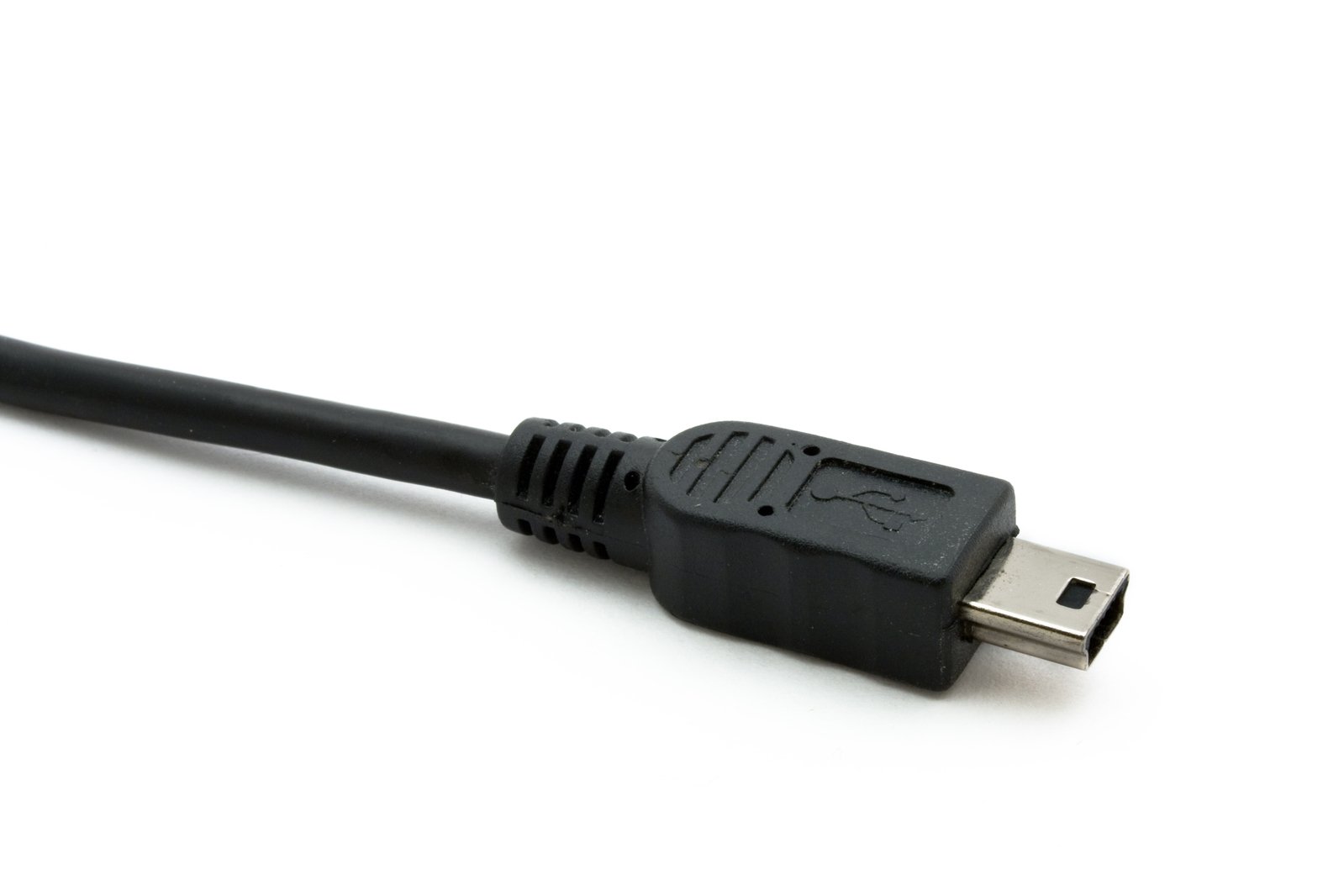 a black cable with one end that is plugged into the other