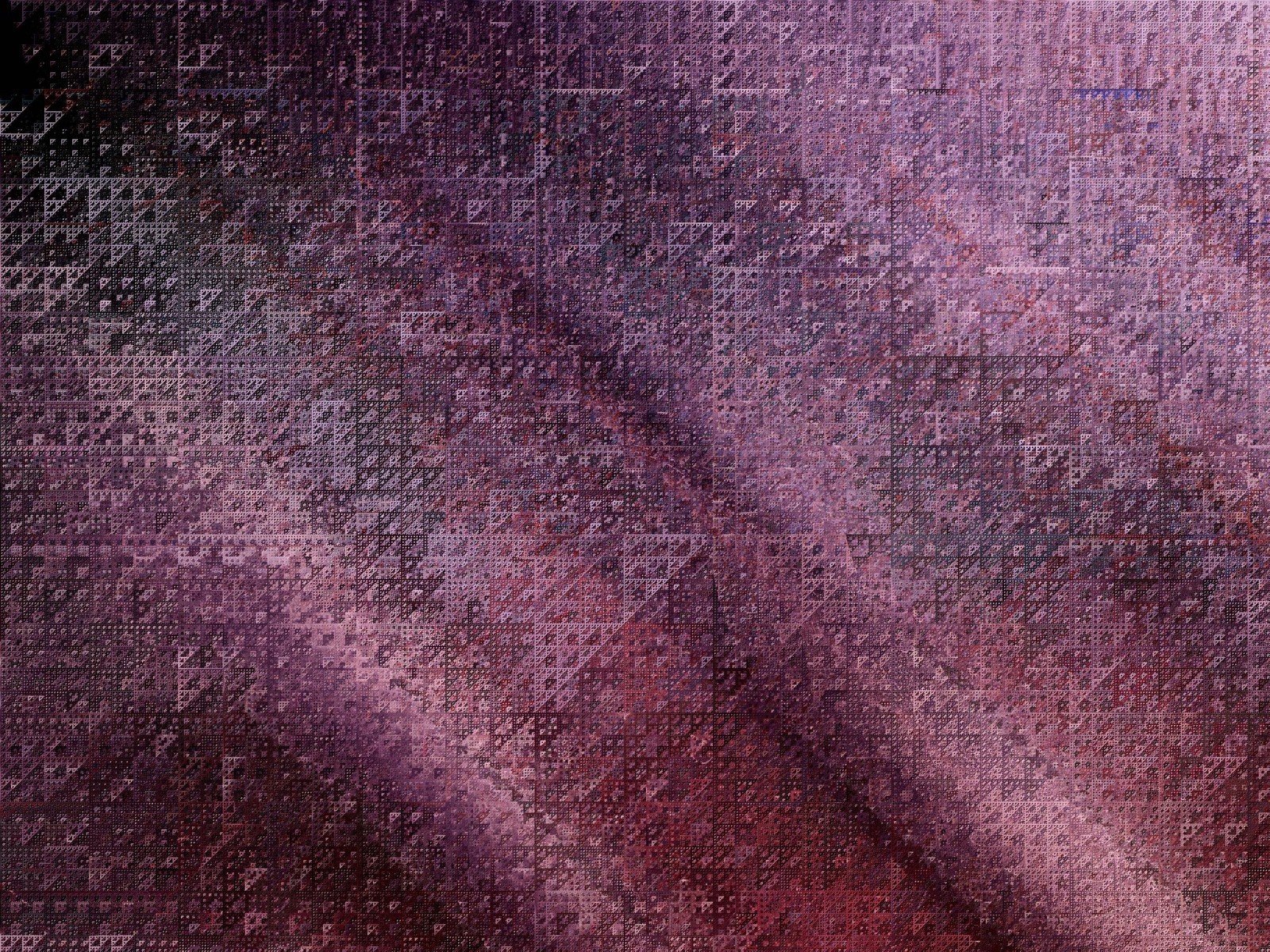 a purple fabric with squares and spots on it