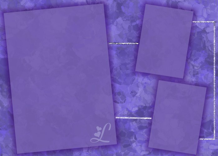 a purple background with squares that are in different sizes