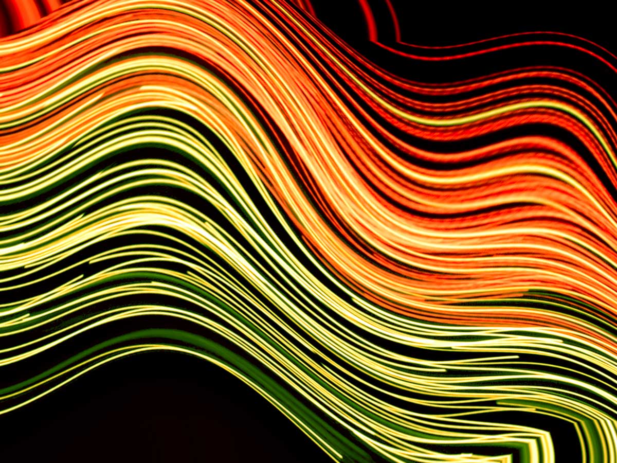 an abstract image made of lines and shapes