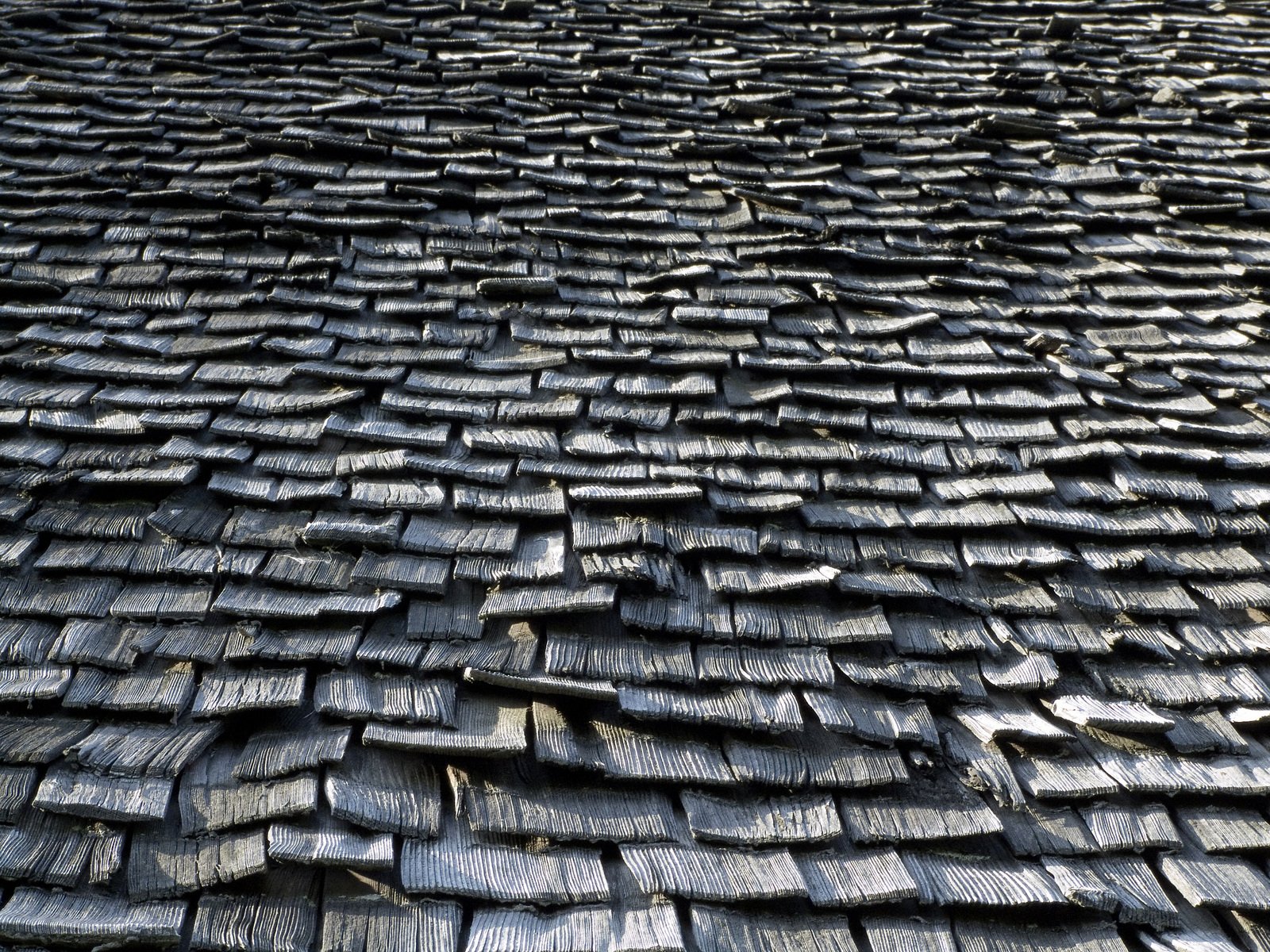 an extreme closeup po of a weathered metal roof