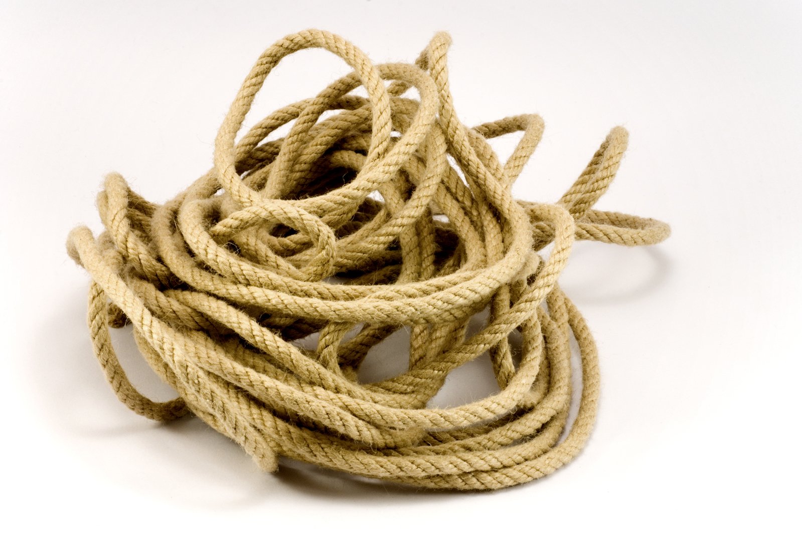 this is some very thick ropes on a white background