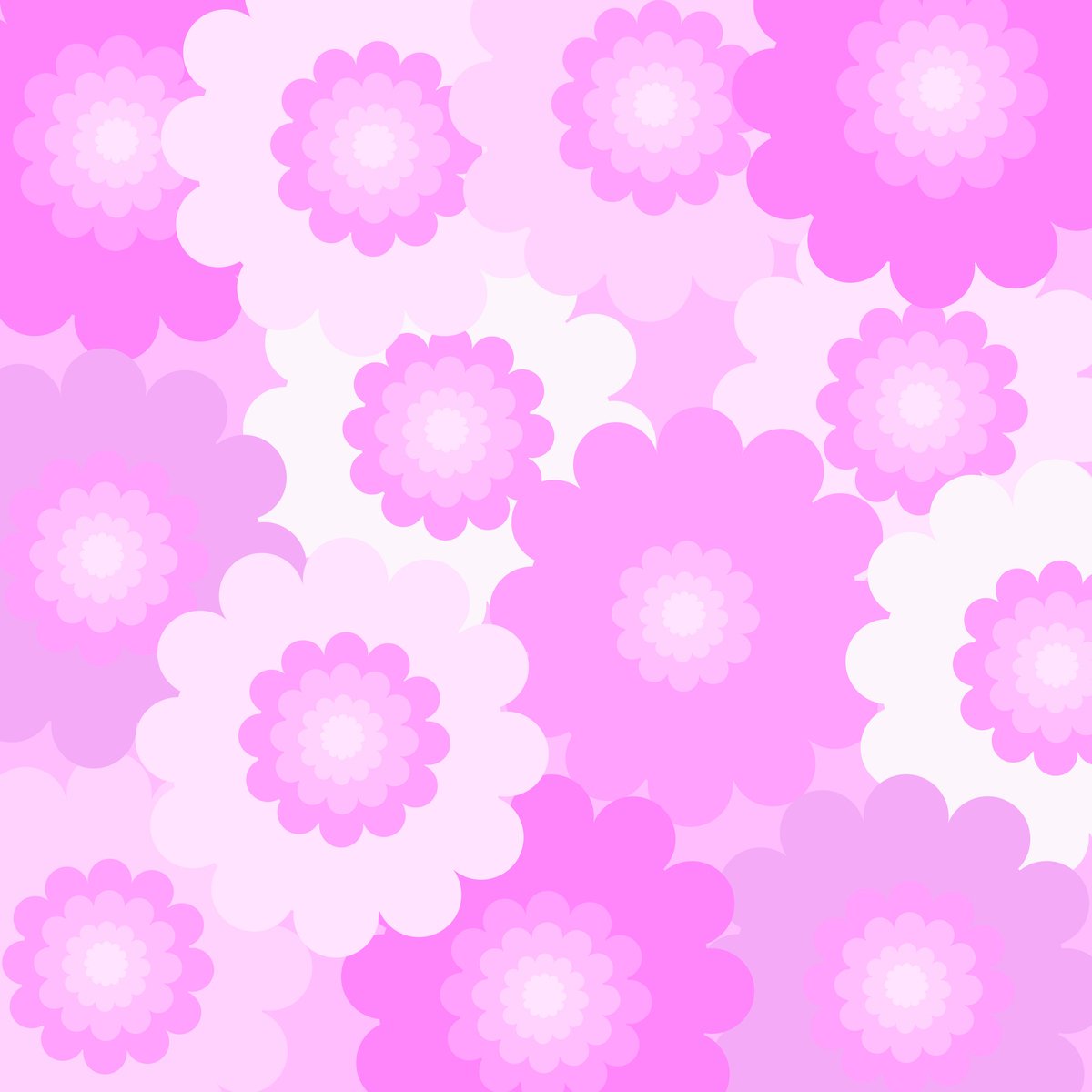 a floral background that has been pasted pink