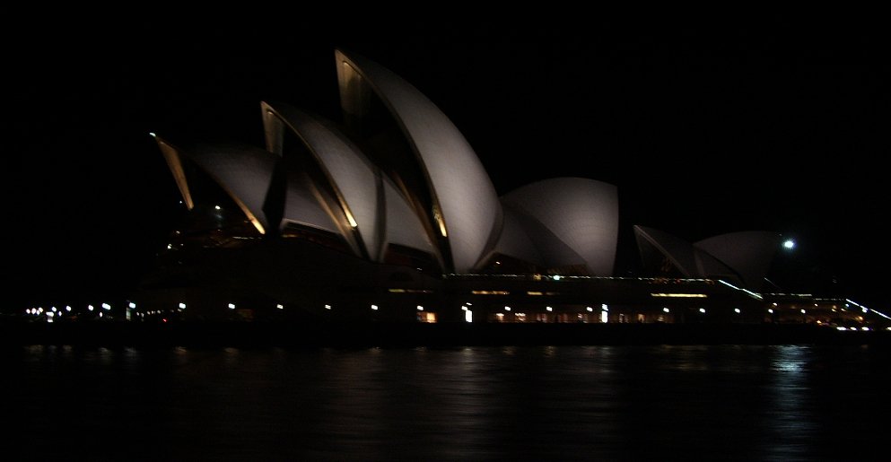 a large building with a lot of lights on it