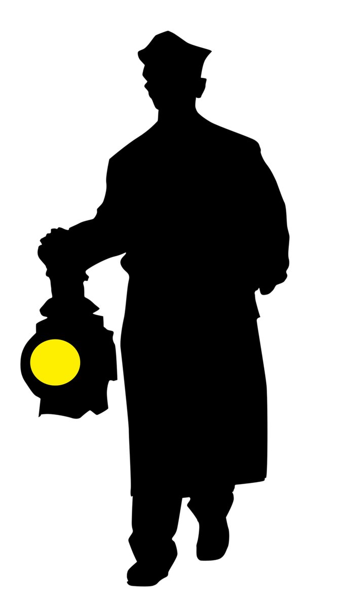 a man holding a pot and a lantern