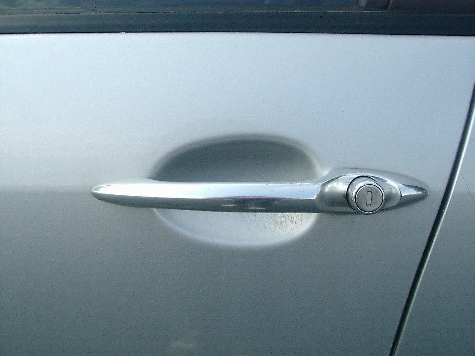 an image of a close up of the door handle