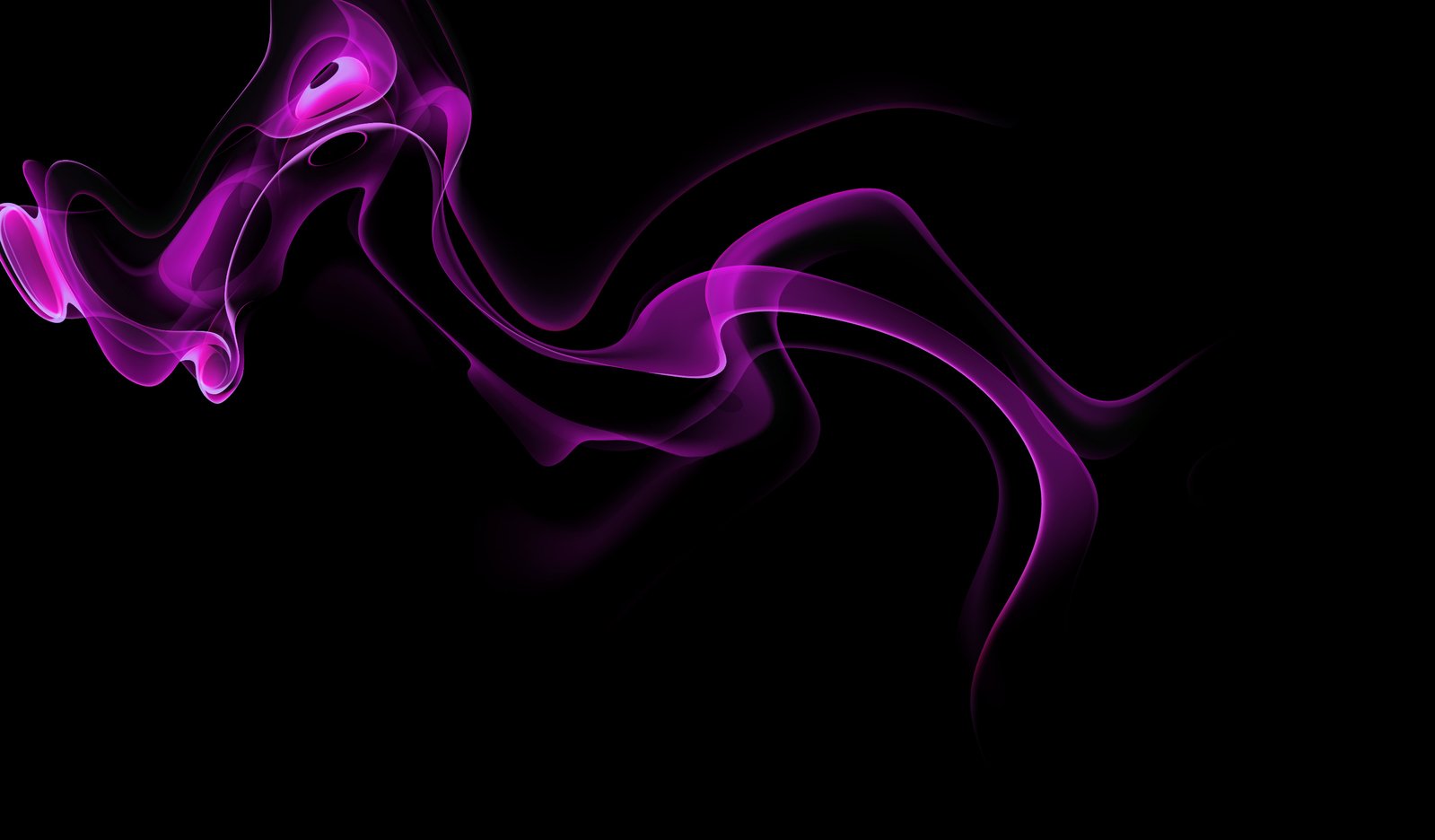 purple smoke on a black background with a black back ground