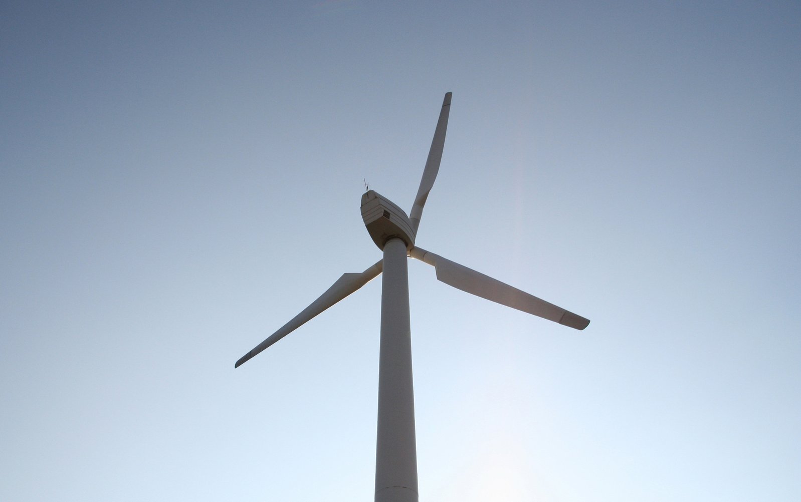 this is the back side of an electric windmill