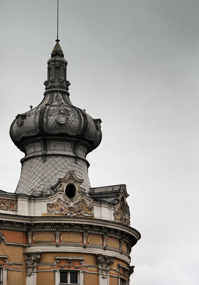 an ornate dome on the top of a building