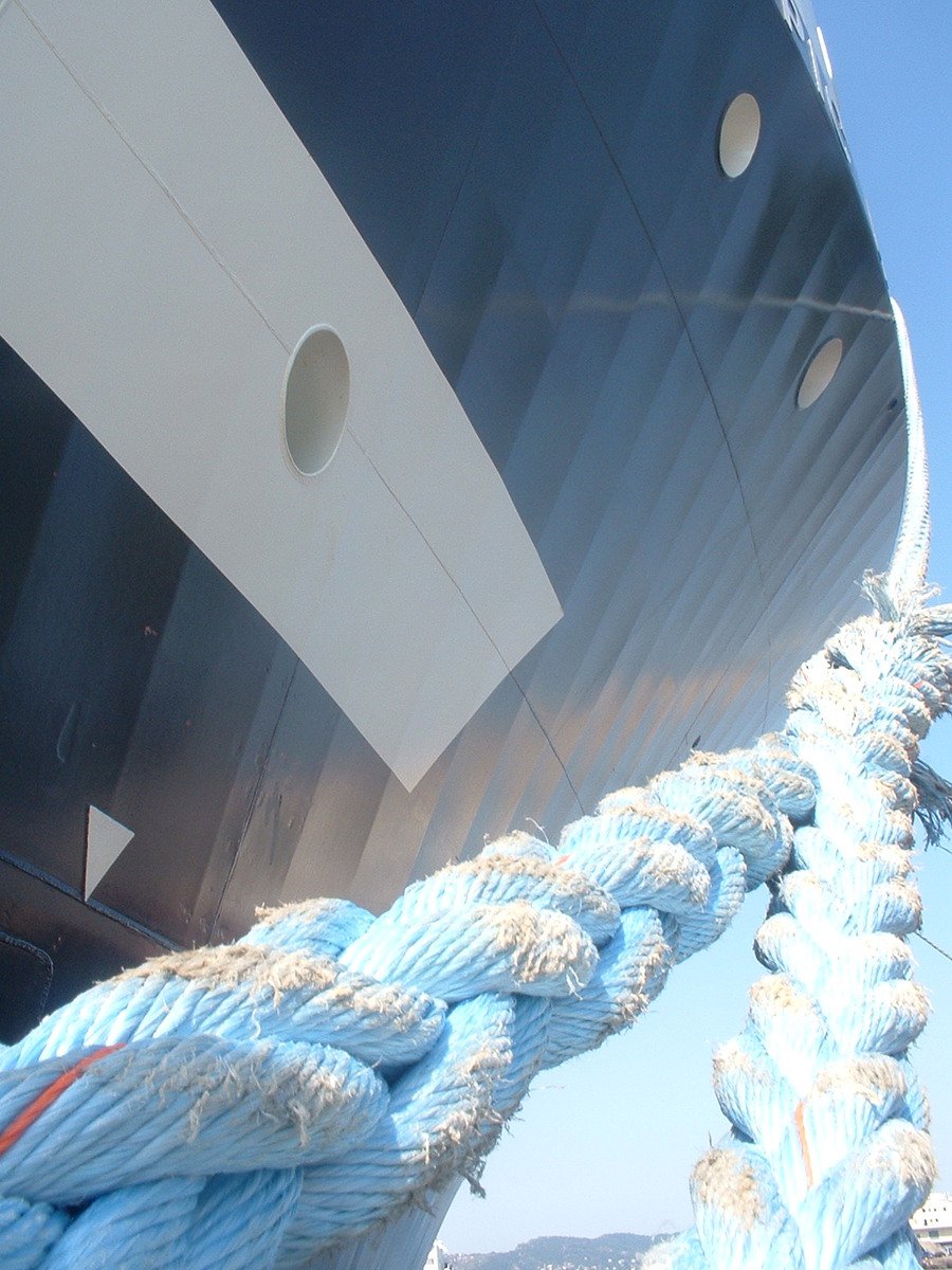 a close up of a large boat in the water