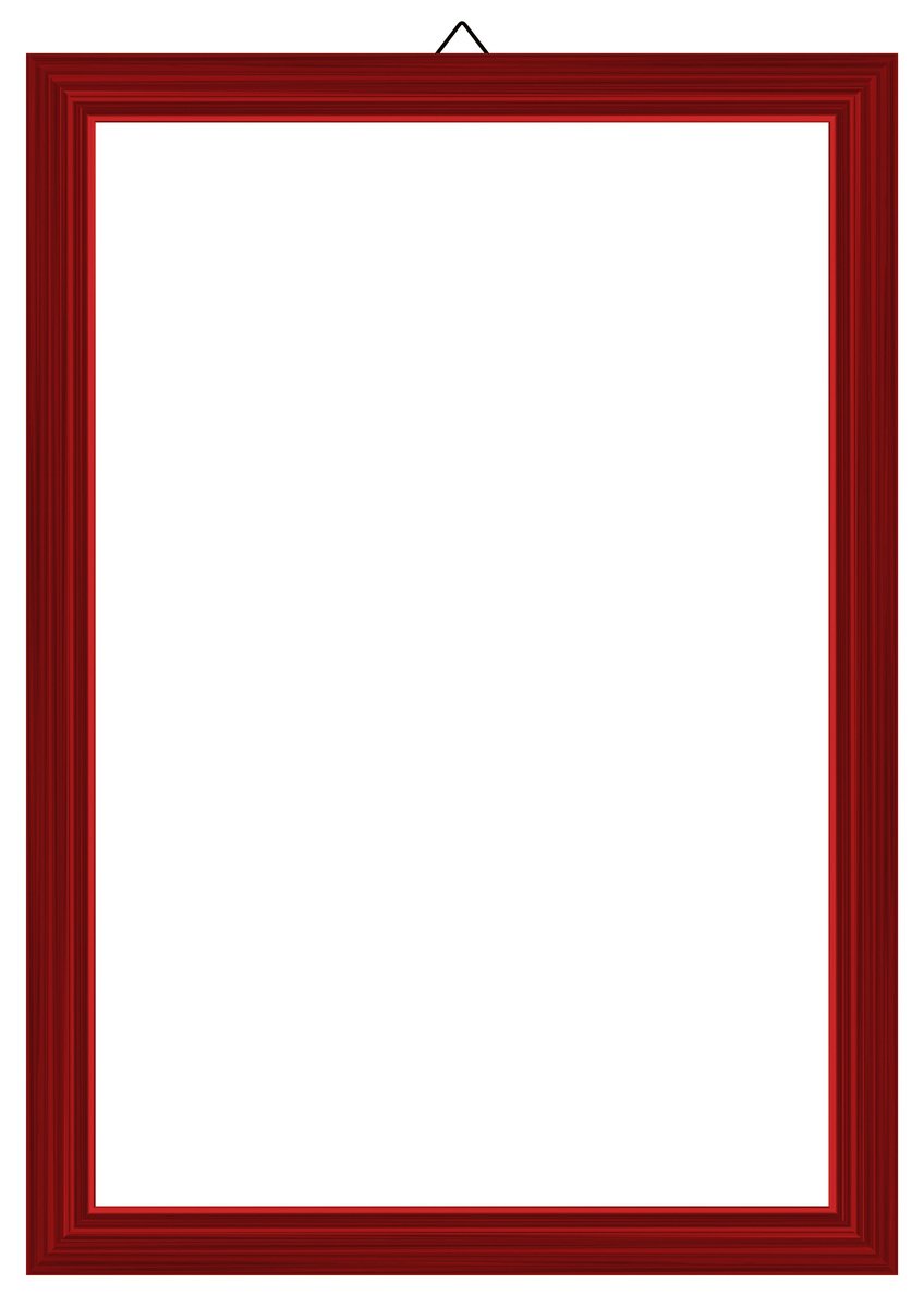 a blank frame for a clipart picture of red framed po frame