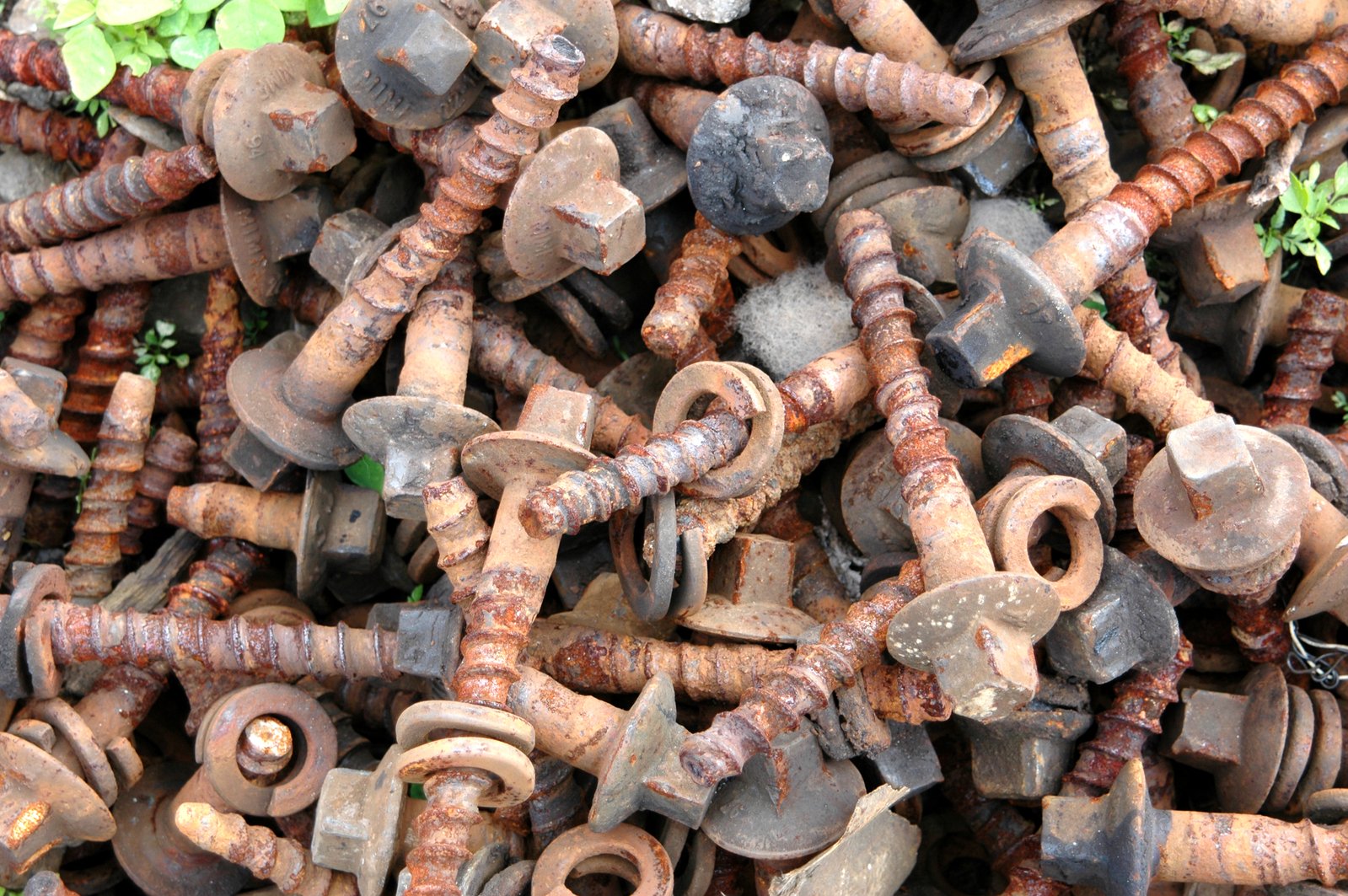 an image of a pile of rusty nails