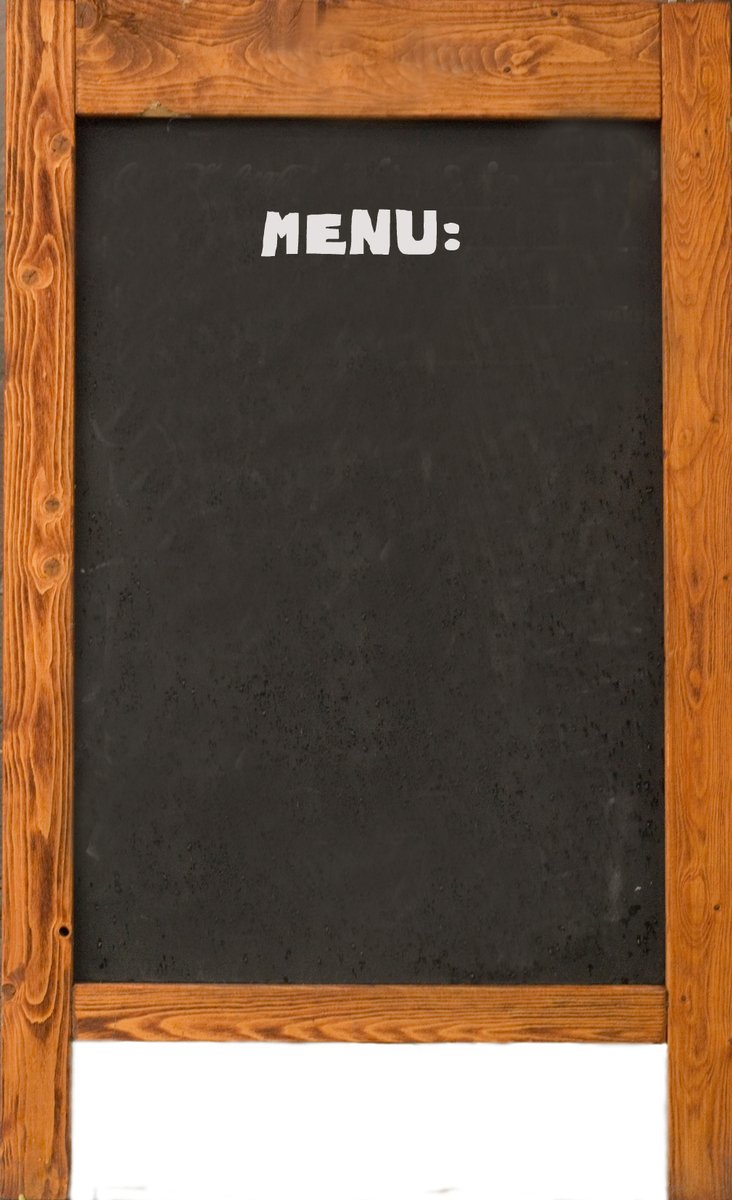 there is a board with writing on it