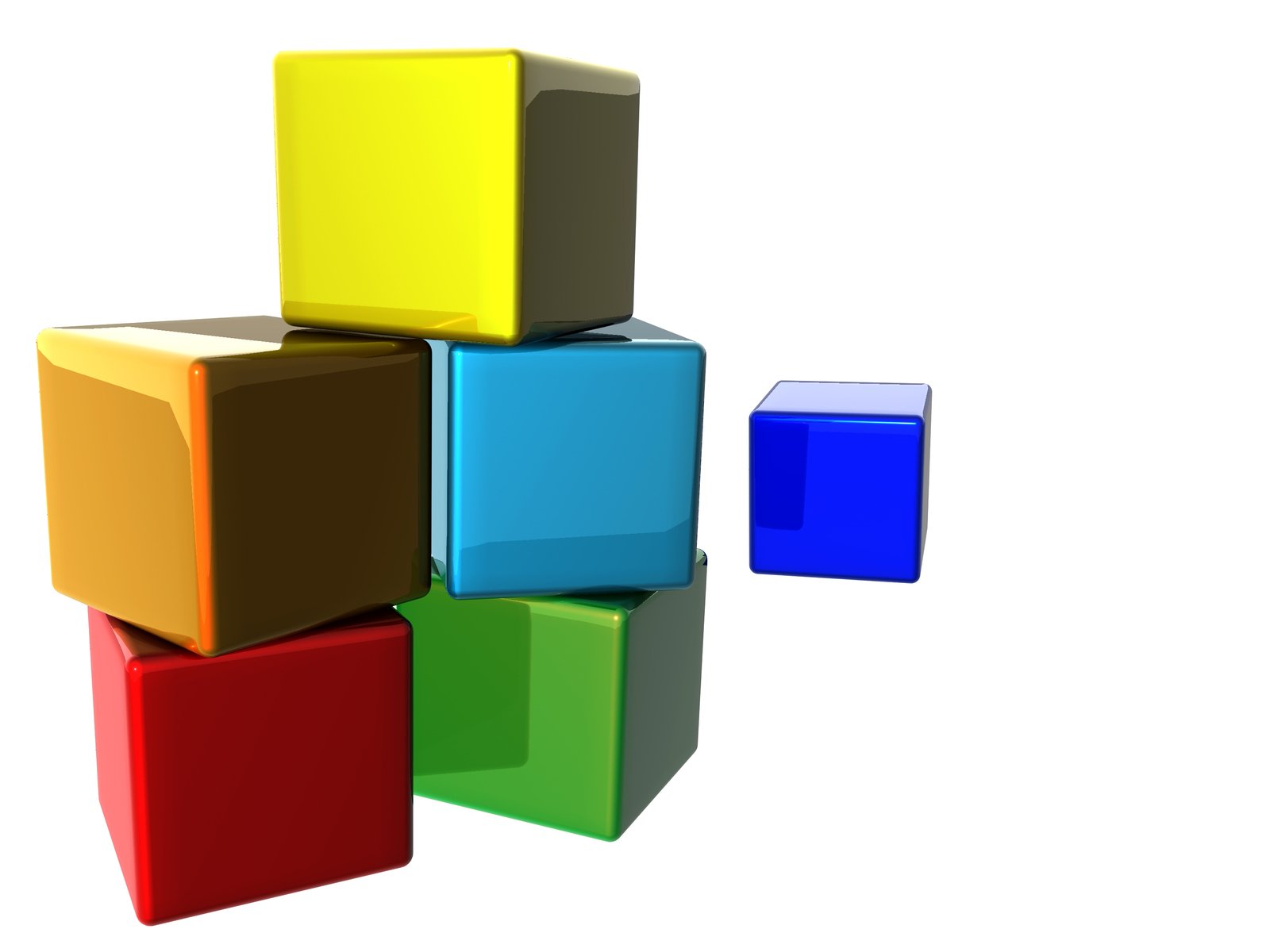 an illustration of the cubes stacked next to each other