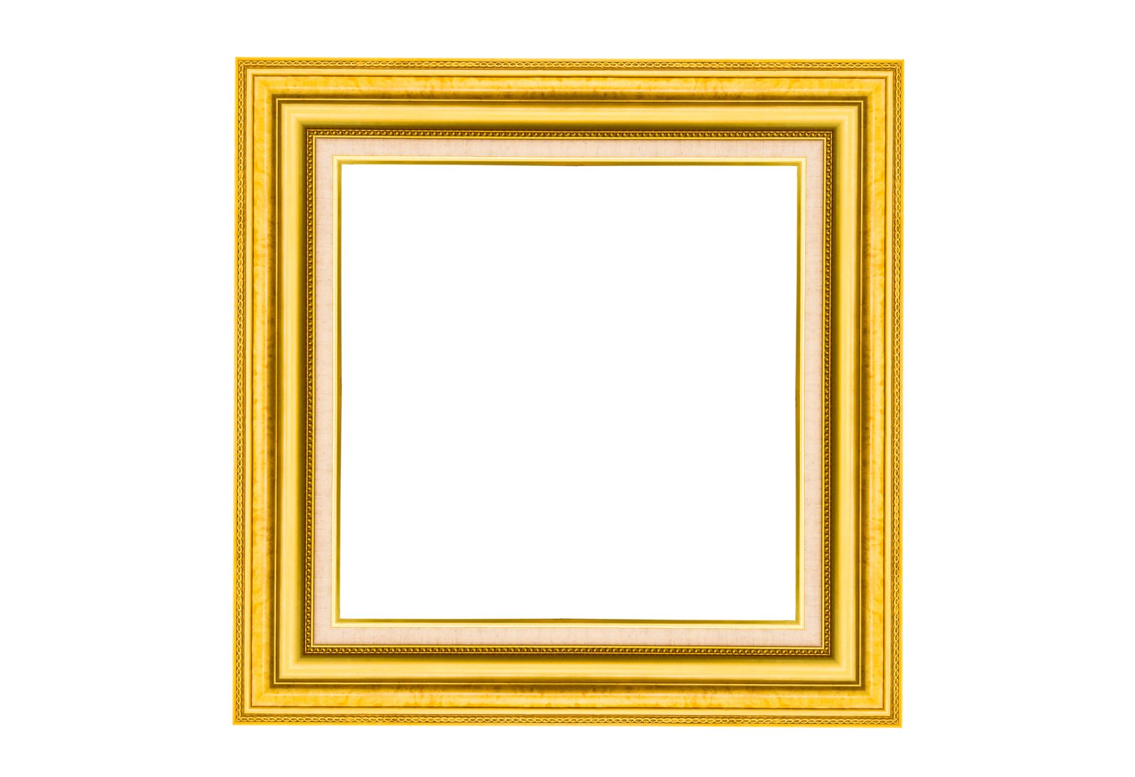 an antique po frame against a white background