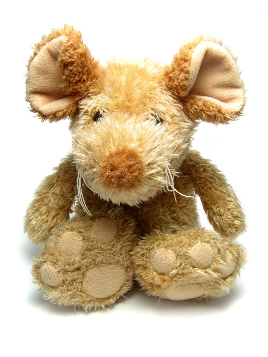 an image of a stuffed animal with ears on