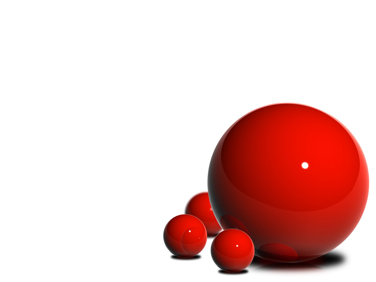 a sphere with balls around it on a white background