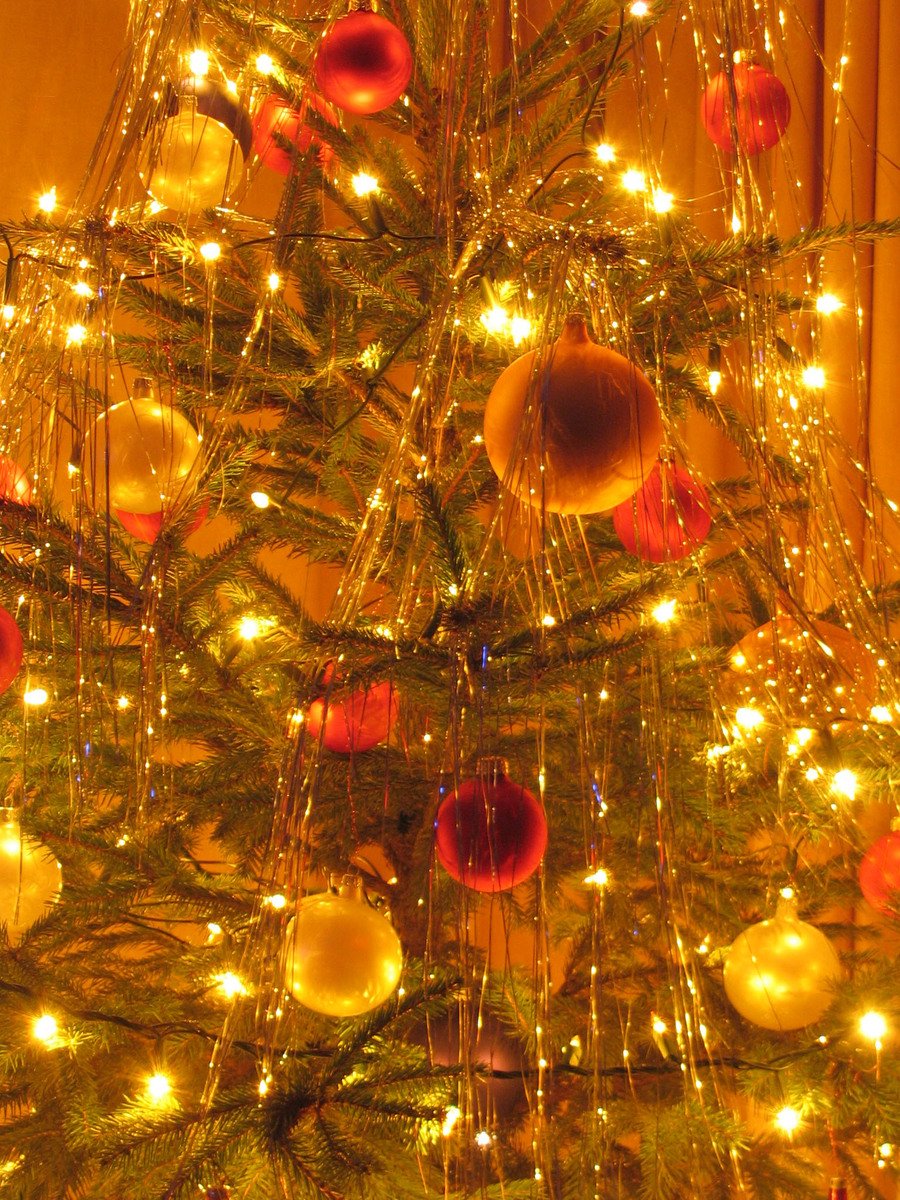 this is an image of a decorated christmas tree