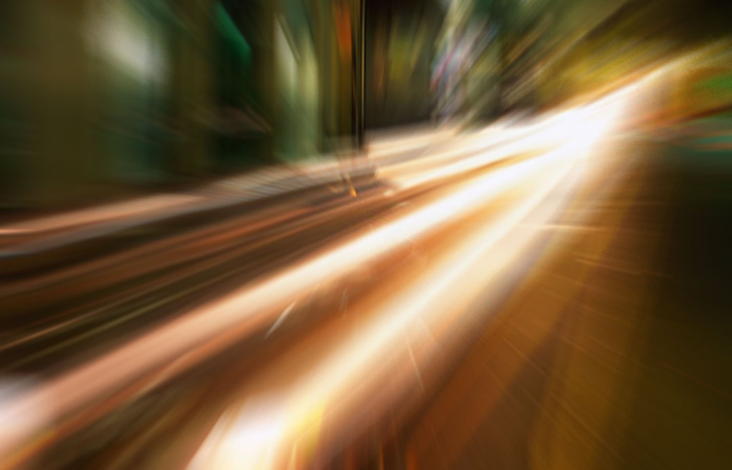 an abstract pograph of traffic in motion