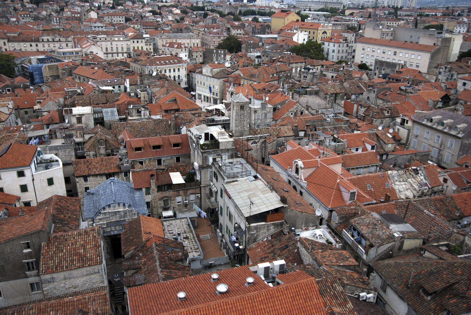 a very old city filled with lots of rooftops