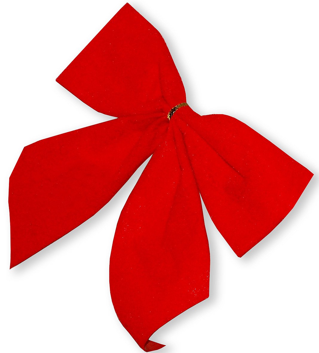 a red bow tie tied in a knot