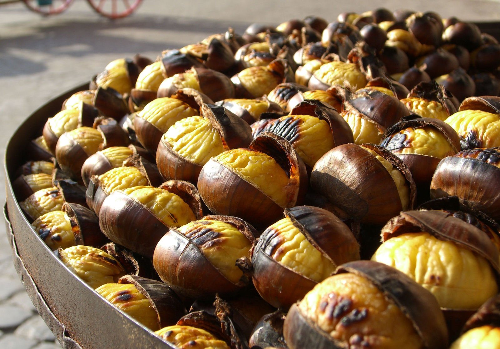 some kind of edible food that looks like acorns