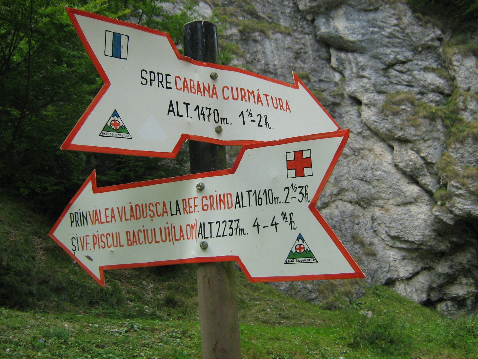 signs indicating which directions are the best in italy