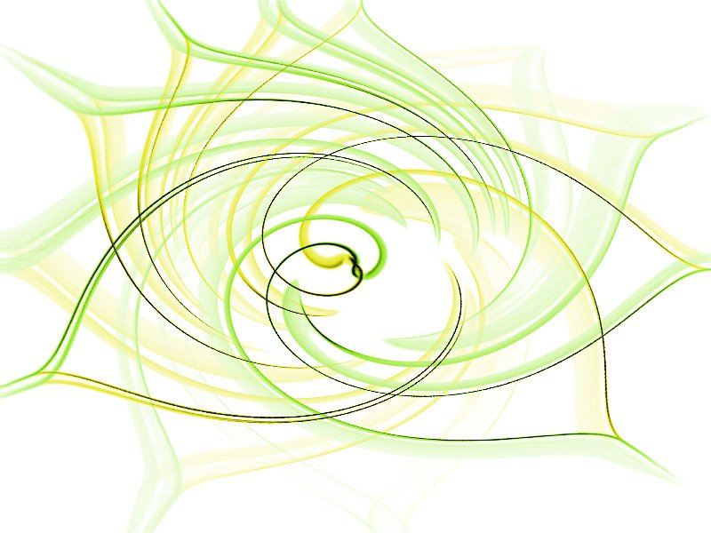 an abstract pattern with green and yellow tones