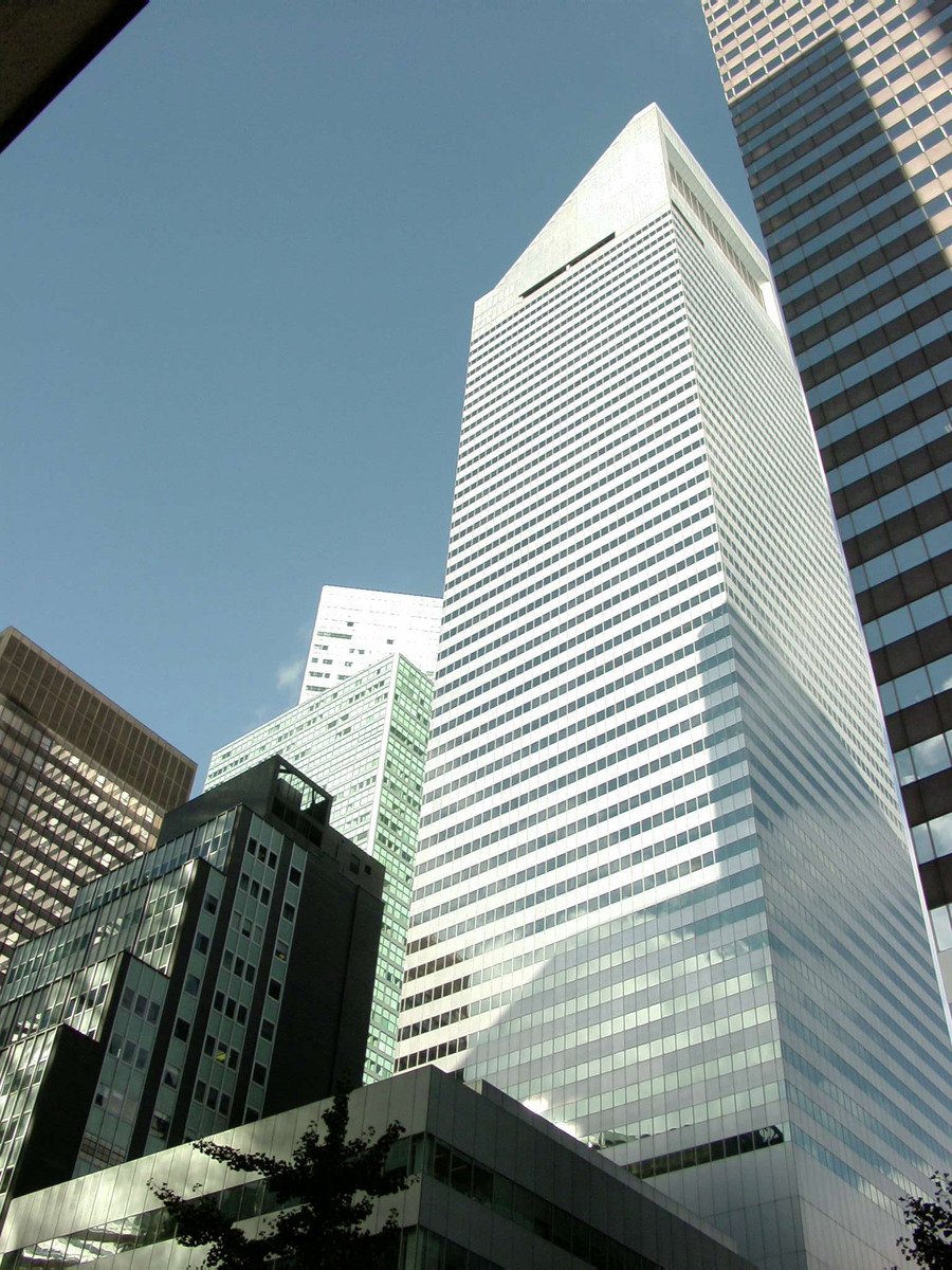 a bunch of tall buildings that are next to each other